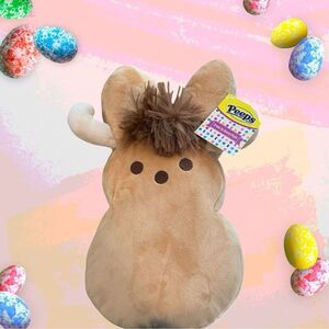 Peeps Highland Cow Bunny 12" Easter Plush Stuffed Animal NEW